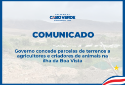 Governo concede parcelas de terrenos a agricultores e criadores de animais na ilha da Boa Vista