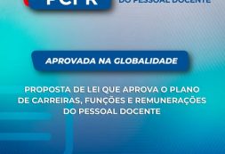 O Plano de Carreiras, Funções e Remunerações (PCFR) do Pessoal Docente aprovado no Parlamento com votos favoráveis do MpD e abstenção do PAICV e da UCID